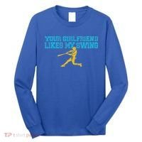 Your Girlfriend Likes My Swing Long Sleeve Shirt thumb 0
