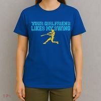 Your Girlfriend Likes My Swing T-Shirt thumb 4
