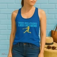 Your Girlfriend Likes My Swing Women's Tank Top thumb 2