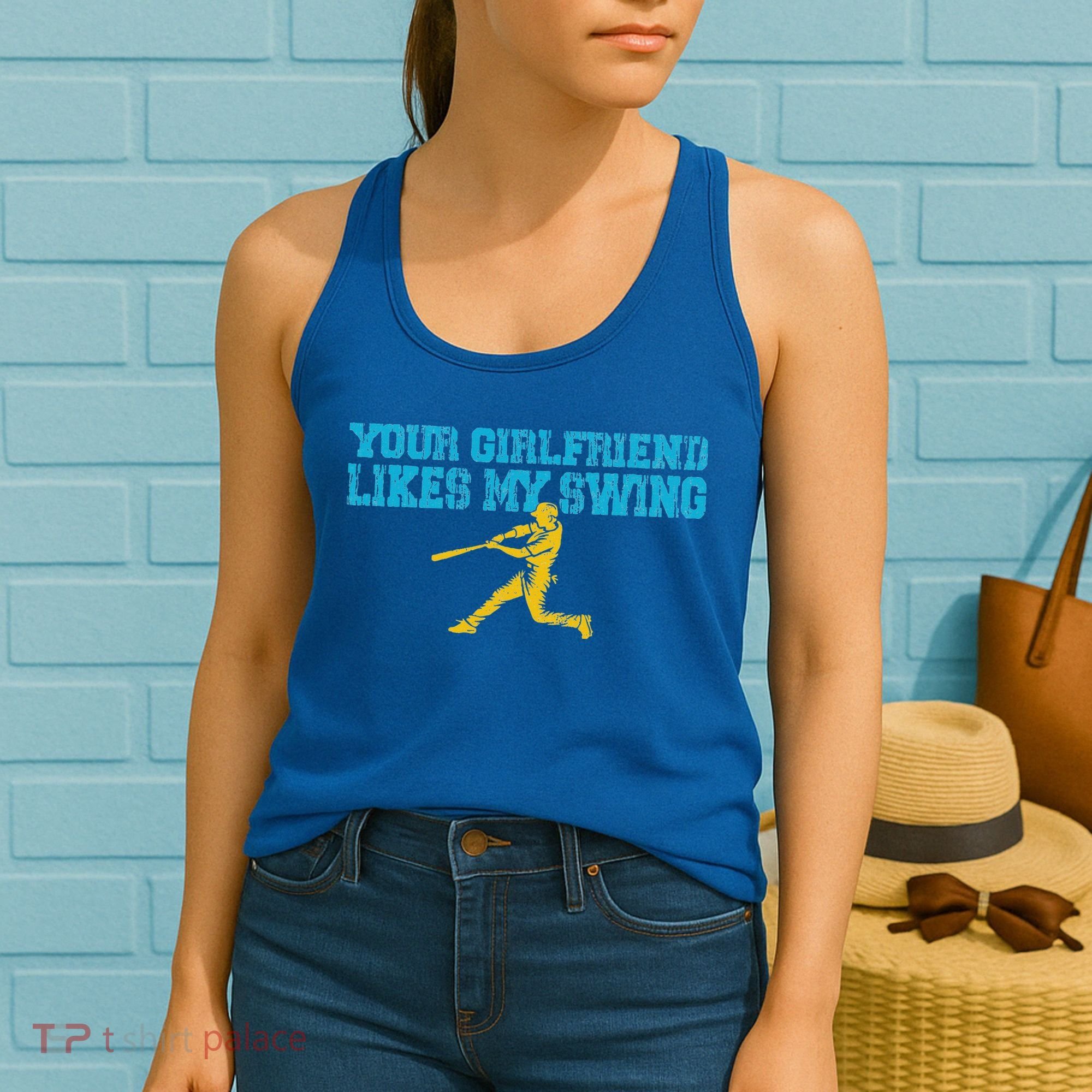 Your Girlfriend Likes My Swing Women's Tank Top