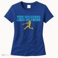 Your Girlfriend Likes My Swing Women's T-Shirt thumb 0