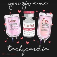You Give Me Tachycardia Valentines Day Nurse Polo thumb 3