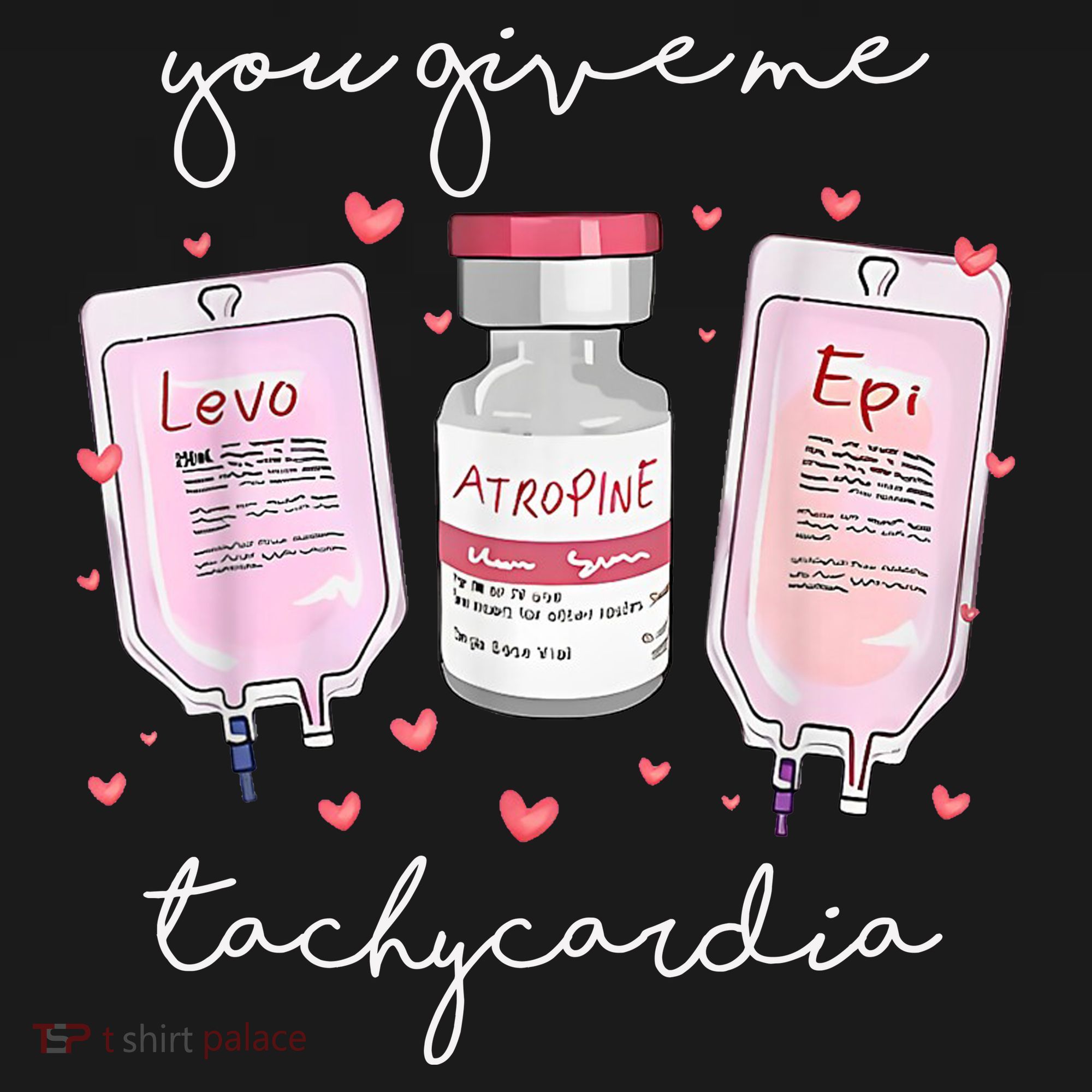 You Give Me Tachycardia Valentines Day Nurse Women's Tank Top