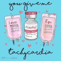 You Give Me Tachycardia Valentines Day Nurse T-Shirt thumb 6