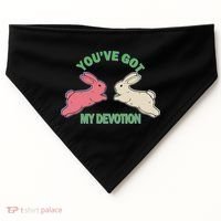 You've Got My Devotion Rabbit Cute Trending Gift Idea USA-Made Doggie Bandana thumb 0