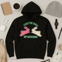 You've Got My Devotion Rabbit Cute Trending Gift Idea Hoodie thumb 3
