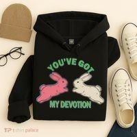 You've Got My Devotion Rabbit Cute Trending Gift Idea Hoodie thumb 4