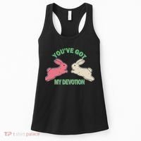 You've Got My Devotion Rabbit Cute Trending Gift Idea Women's Tank Top thumb 0