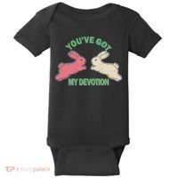 You've Got My Devotion Rabbit Cute Trending Gift Idea Baby Bodysuit thumb 0