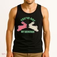 You've Got My Devotion Rabbit Cute Trending Gift Idea Tank Top thumb 3