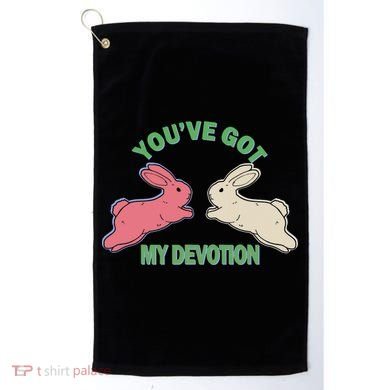 You've Got My Devotion Rabbit Cute Trending Gift Idea Golf Towel