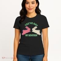 You've Got My Devotion Rabbit Cute Trending Gift Idea Women's T-Shirt thumb 4