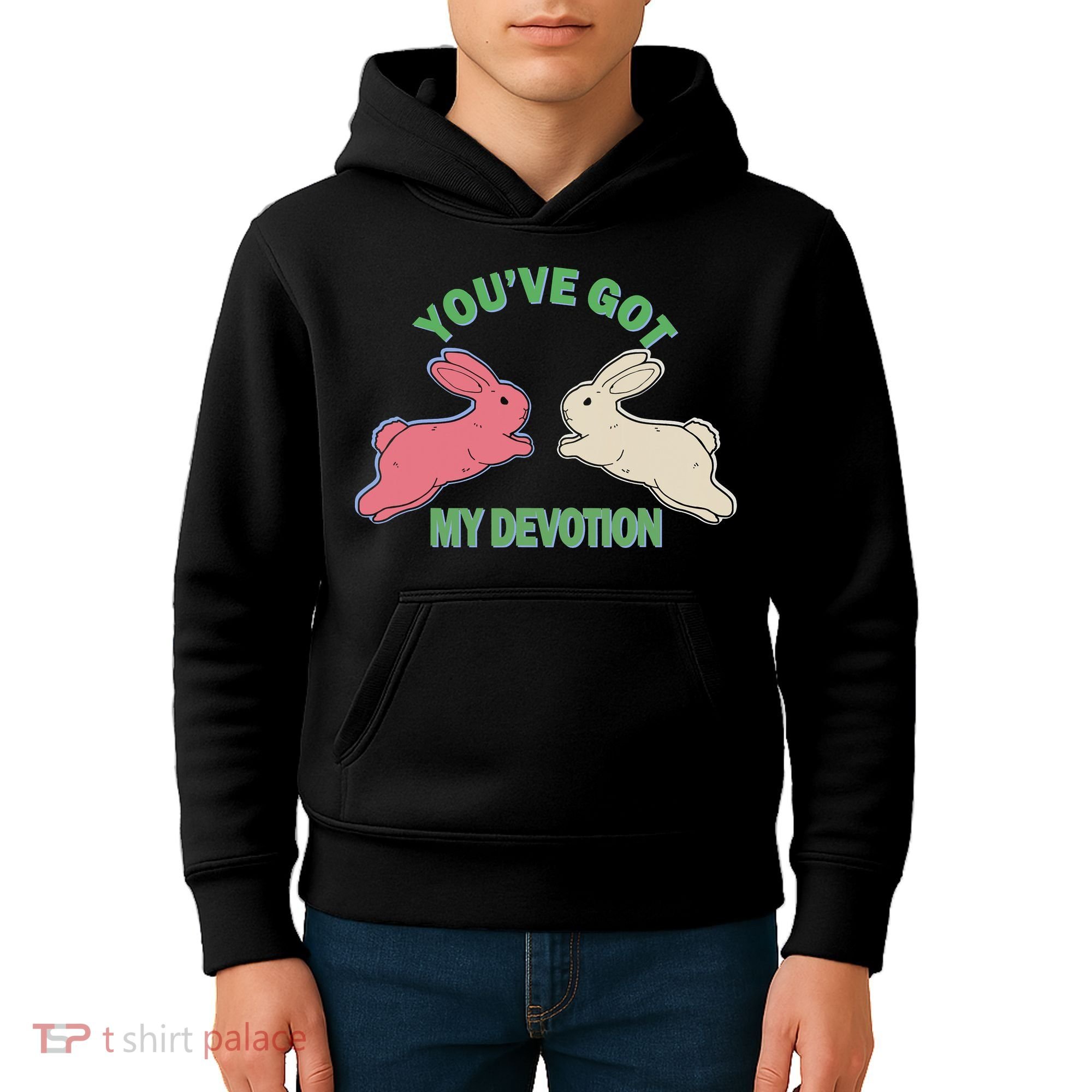 You've Got My Devotion Rabbit Cute Trending Gift Idea Kids Hoodie