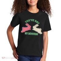 You've Got My Devotion Rabbit Cute Trending Gift Idea Kids T-Shirt thumb 2