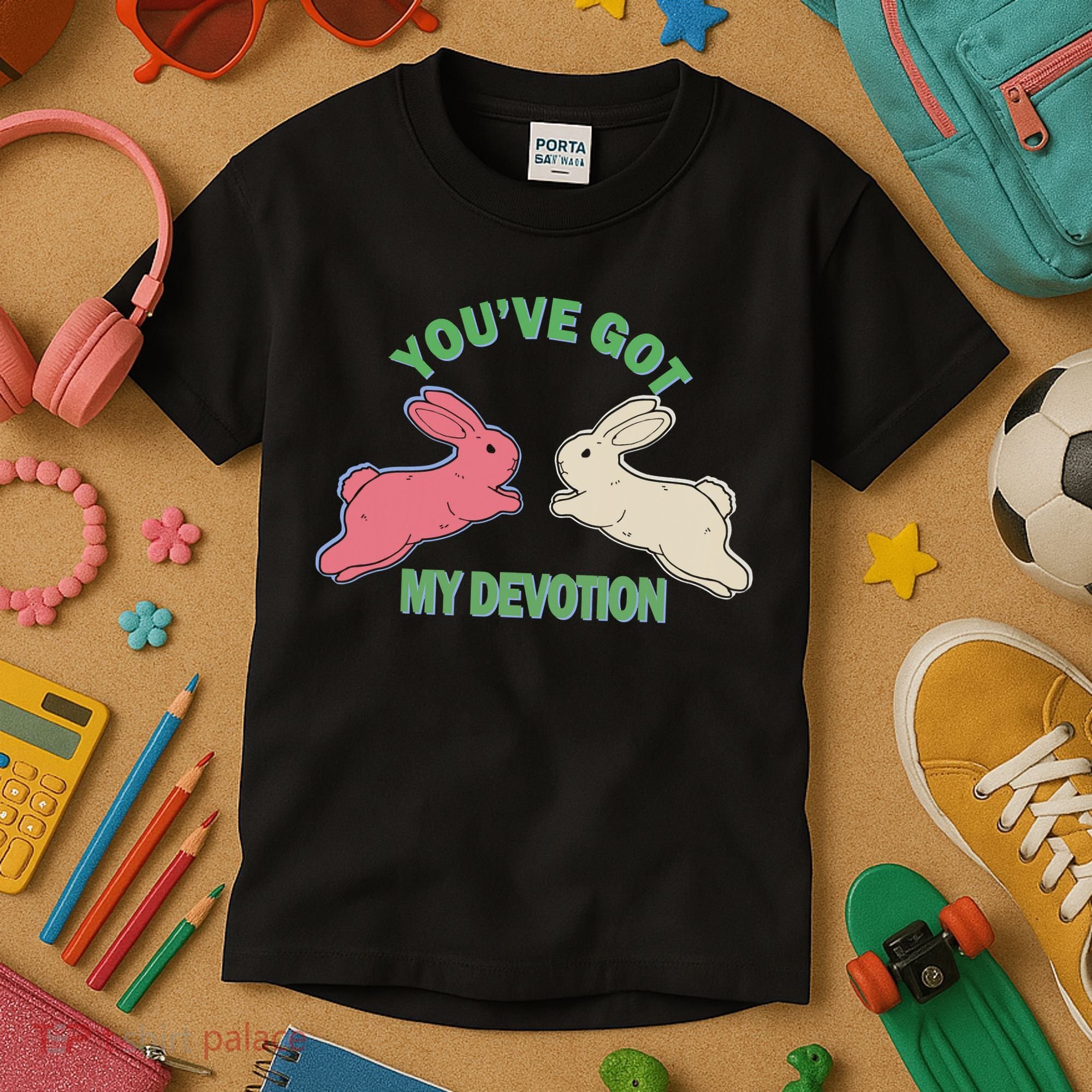 You've Got My Devotion Rabbit Cute Trending Gift Idea Kids T-Shirt