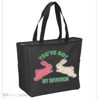You've Got My Devotion Rabbit Cute Trending Gift Idea Tote Bag thumb 2
