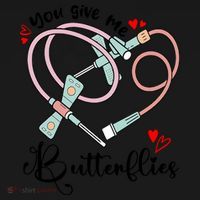 You Give Me Butterflies Phlebotomist Nurse Medical Lab Assistant Tech Lab Week Toddler Hoodie thumb 2