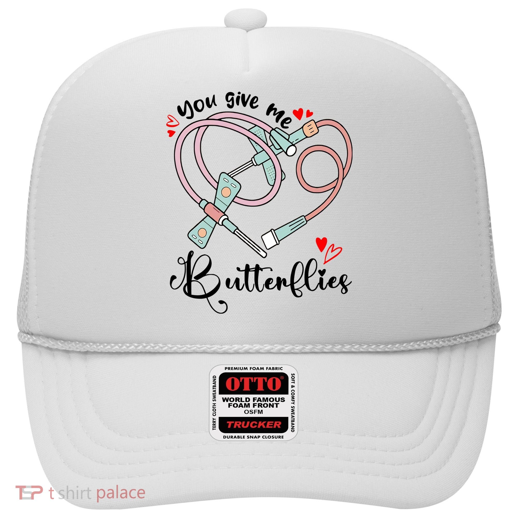 You Give Me Butterflies Phlebotomist Nurse Medical Lab Assistant Tech Lab Week Hat