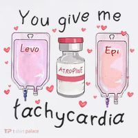 You Give Me Tachycardia Funny ICU Nurse Valentines Day Women's Tank Top thumb 5