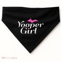 Yooper Girl Michigan Upper Peninsula Midwest Roots USA-Made Doggie Bandana thumb 0
