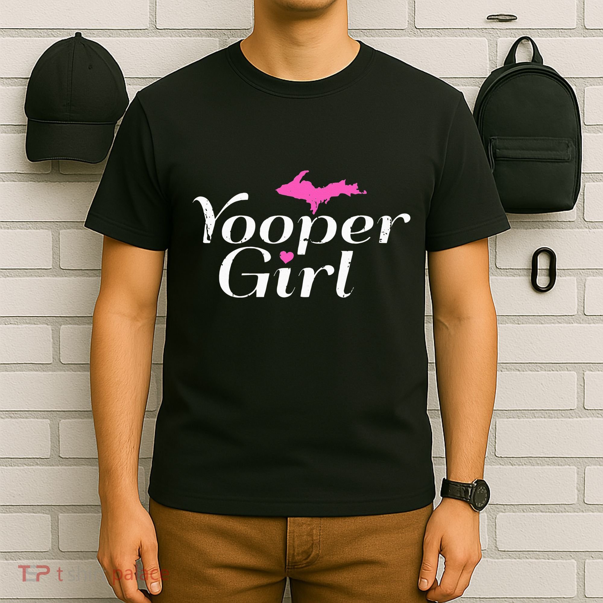 Yooper Girl Michigan Upper Peninsula Midwest Roots T-Shirt