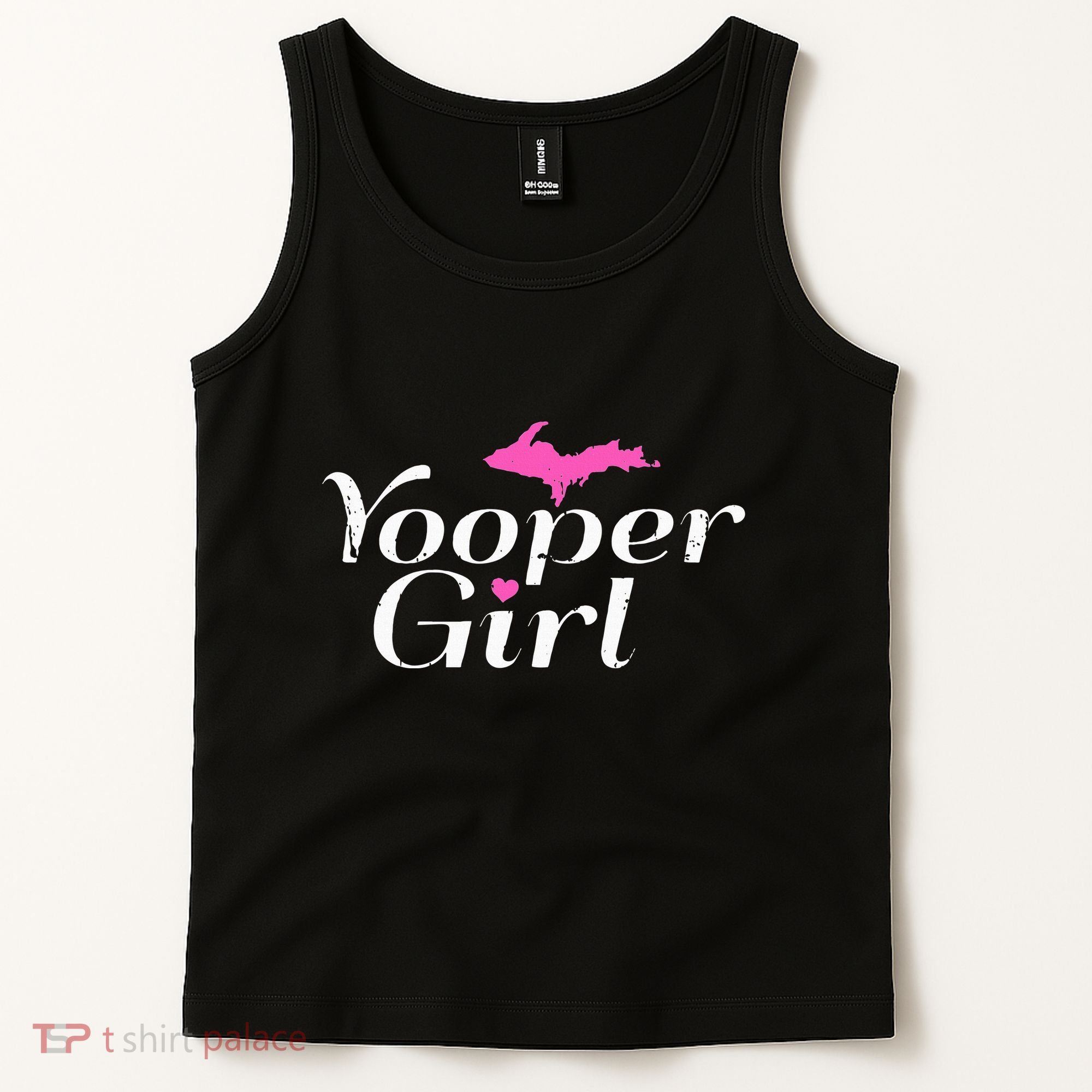 Yooper Girl Michigan Upper Peninsula Midwest Roots Tank Top