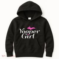 Yooper Girl Michigan Upper Peninsula Midwest Roots Kids Hoodie thumb 0