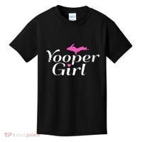 Yooper Girl Michigan Upper Peninsula Midwest Roots Kids T-Shirt thumb 0