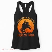 YAll Gonna Make Me Lose My Mind Funny Halloween Women's Tank Top thumb 0