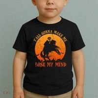 YAll Gonna Make Me Lose My Mind Funny Halloween Toddler T-Shirt thumb 2
