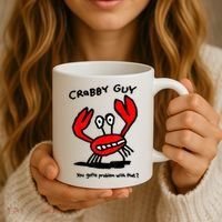 You Gotta Problem With That Crabby Guy Coffee Mug thumb 3