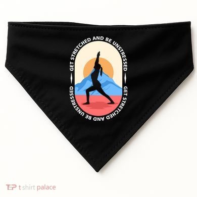 Yoga Get Stretched USA-Made Doggie Bandana