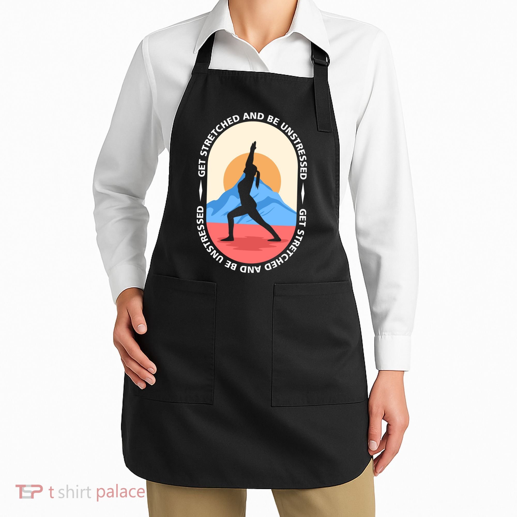 Yoga Get Stretched Apron