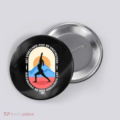Yoga Get Stretched Button