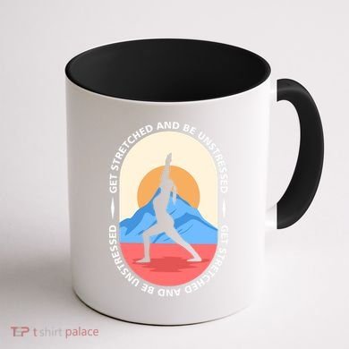 Yoga Get Stretched Coffee Mug back