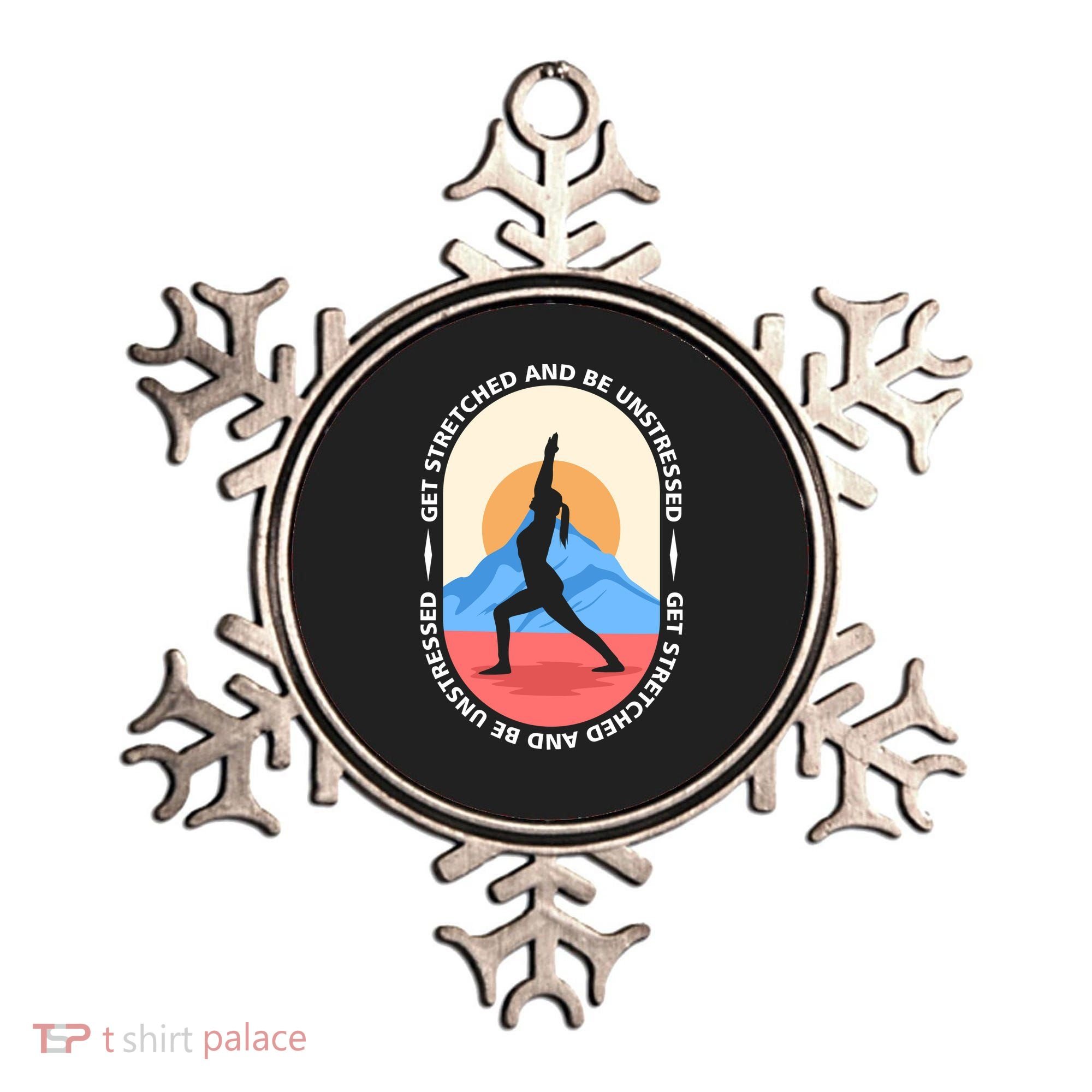 Yoga Get Stretched Ornament