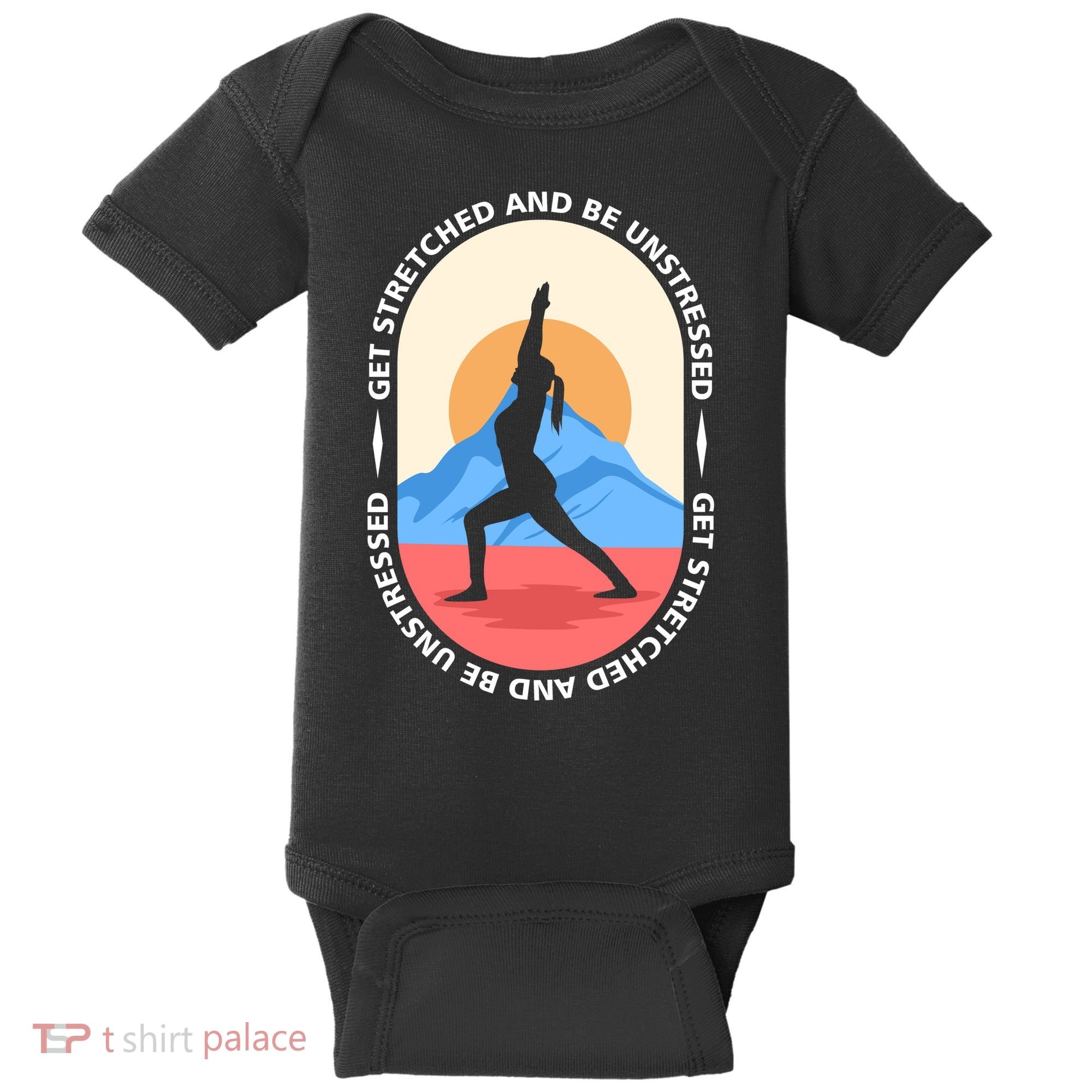 Yoga Get Stretched Baby Bodysuit