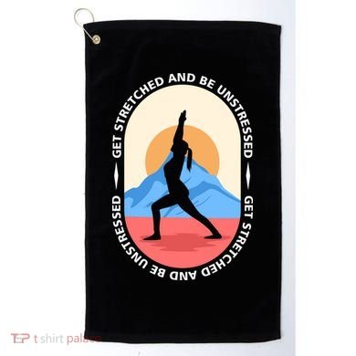 Yoga Get Stretched Golf Towel