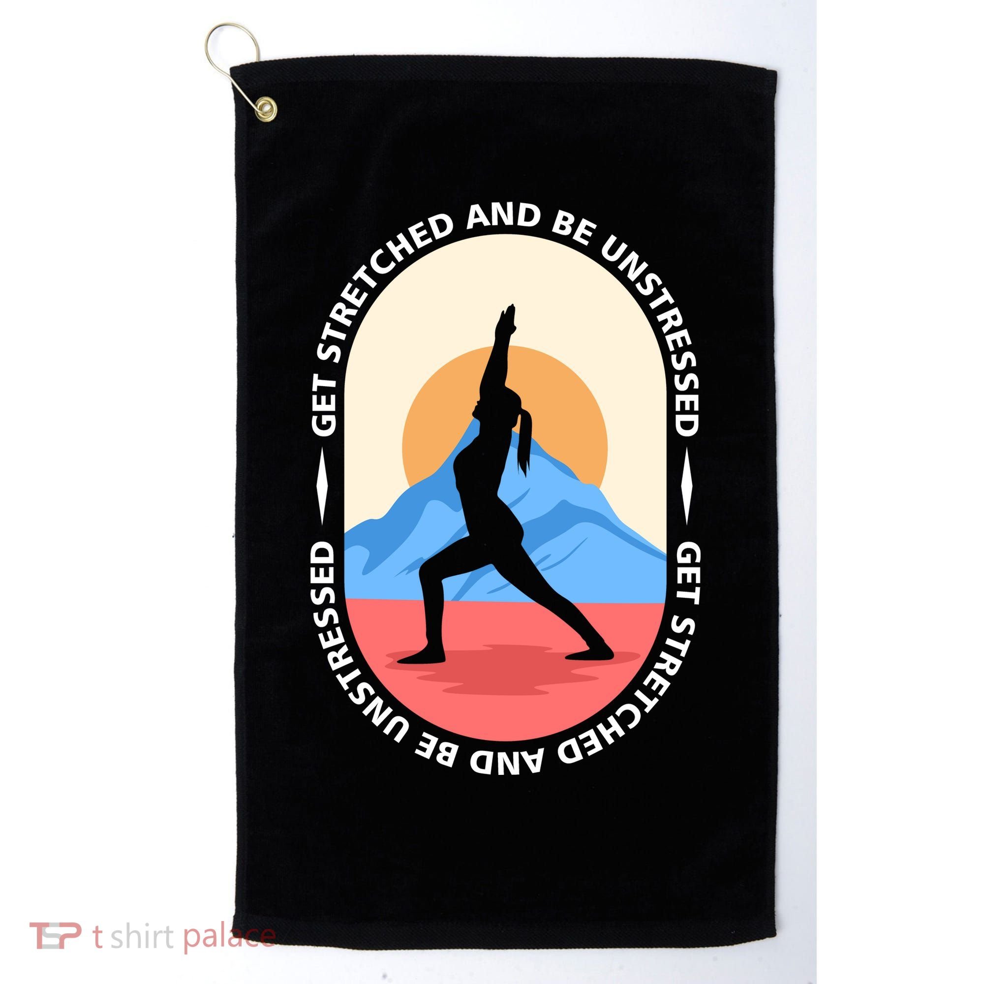Yoga Get Stretched Golf Towel