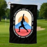 Yoga Get Stretched Golf Towel thumb 1
