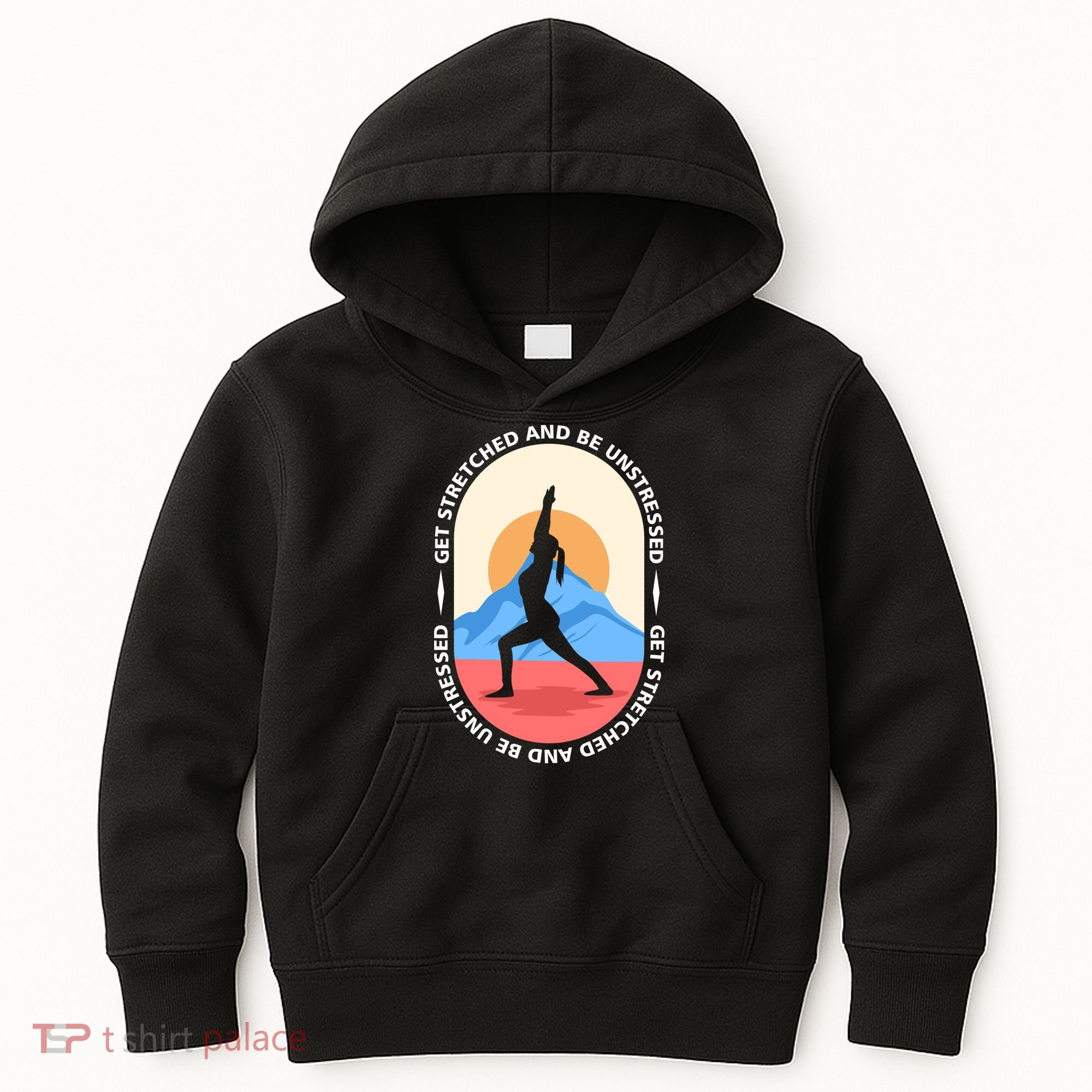 Yoga Get Stretched Kids Hoodie
