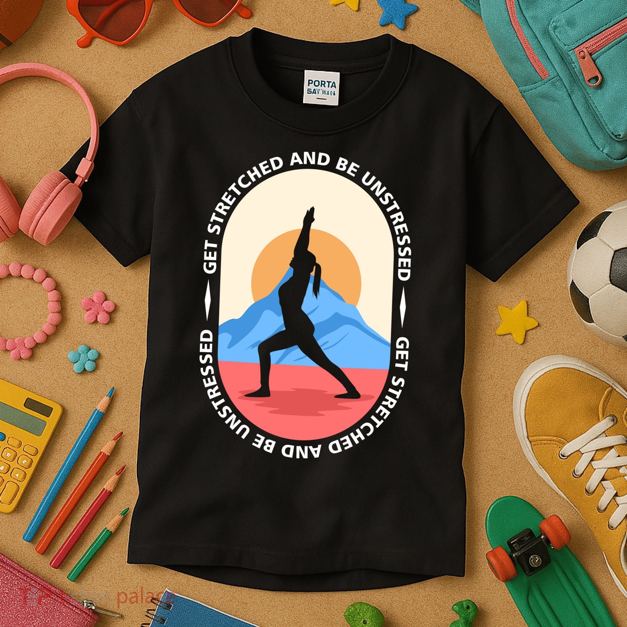 Yoga Get Stretched Kids T-Shirt