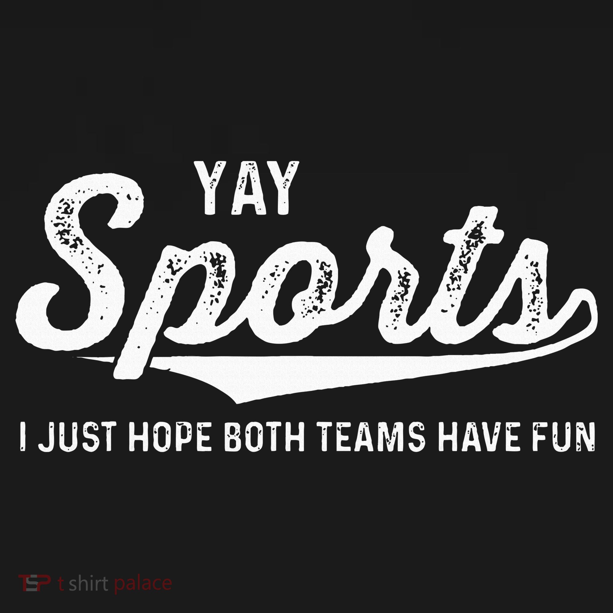 Yay Go Sports Team Funny I Just Hope Both Teams Have Fun Women's Tank Top