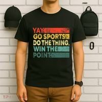Yay Go Sports! Funny Sport Fan T-Shirt thumb 6