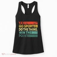 Yay Go Sports! Funny Sport Fan Women's Tank Top thumb 0