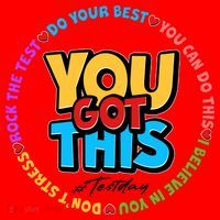 You Got This #Test Day Santa Hat thumb 1
