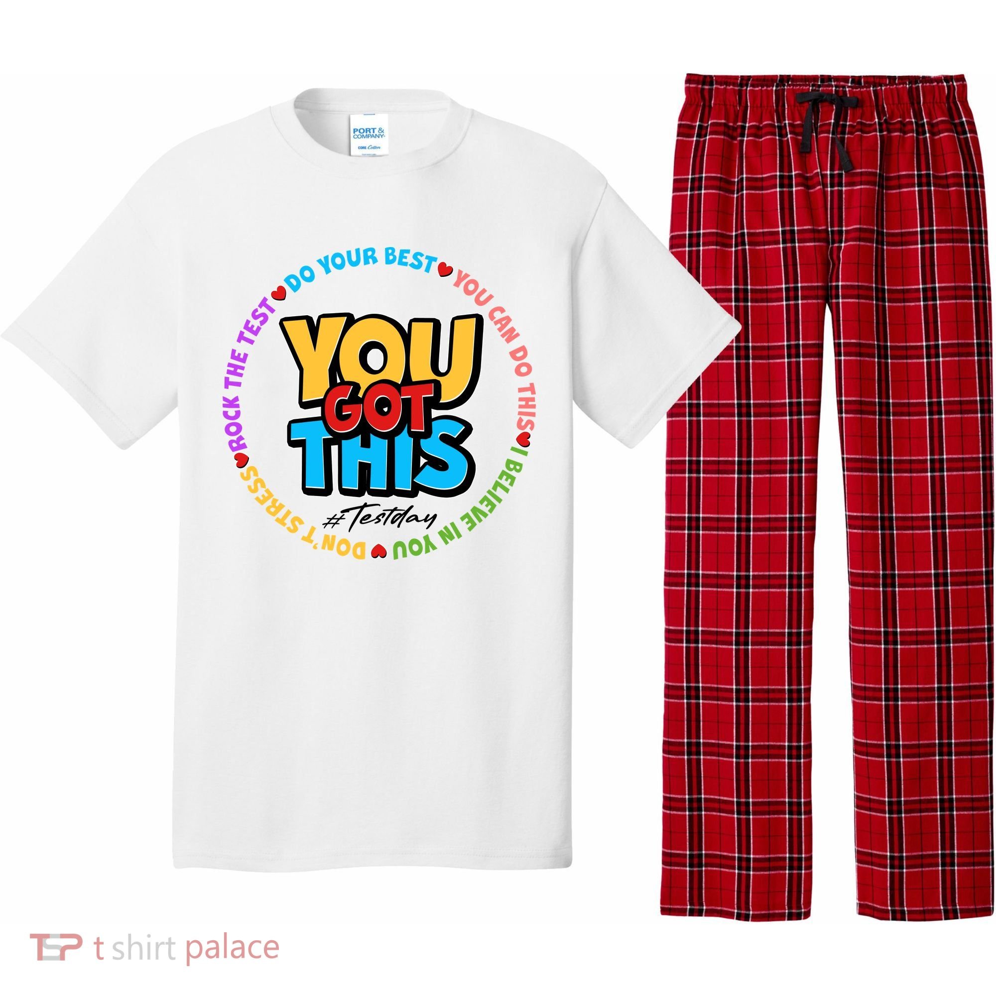 You Got This #Test Day Pajama Set
