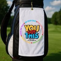 You Got This #Test Day Golf Towel thumb 2
