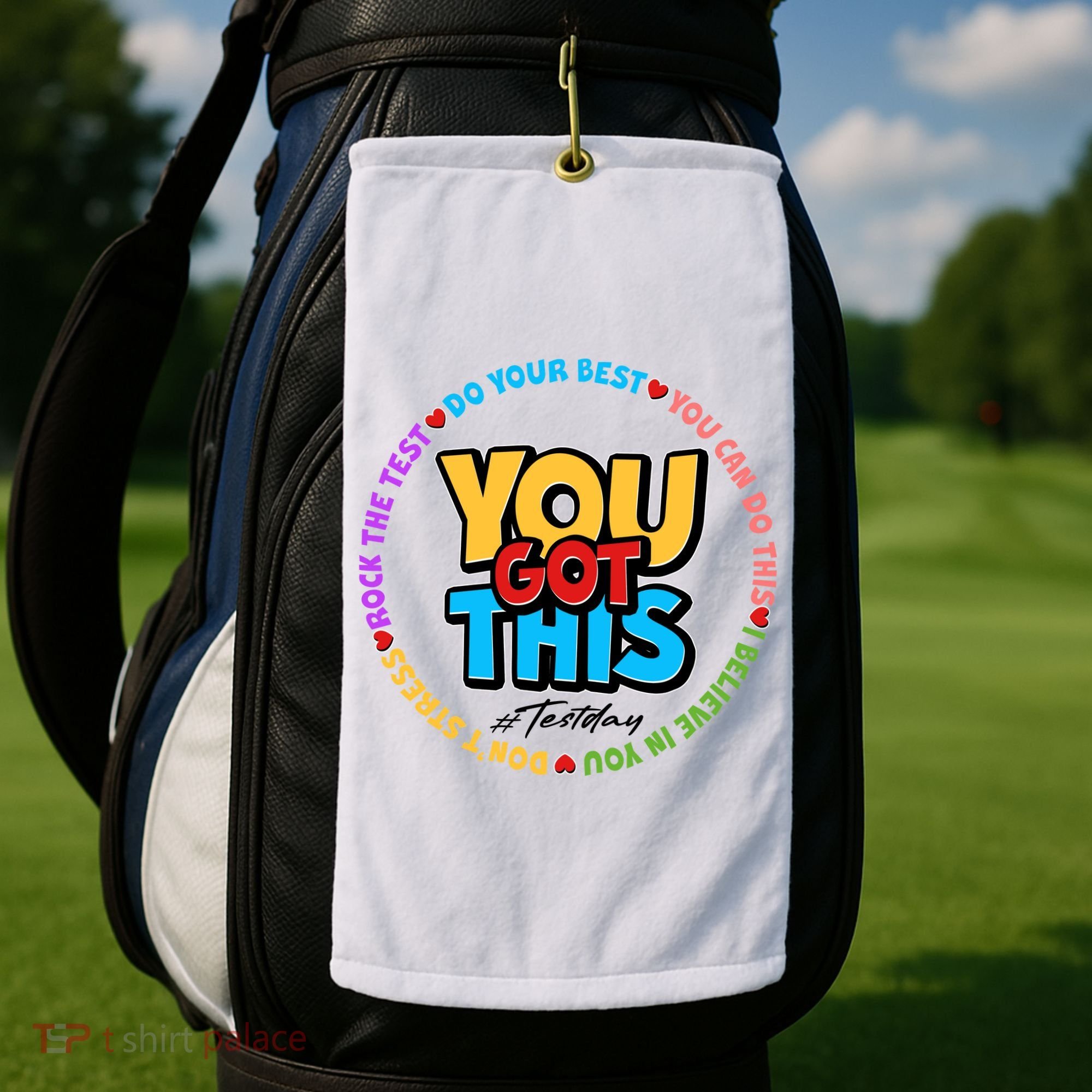 You Got This #Test Day Golf Towel
