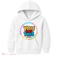 You Got This #Test Day Kids Hoodie thumb 0